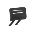 Headrest for the Motion chair. Black fabric.