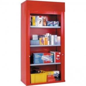 Heavy Duty Roller Shutter Cabinets - 3 Adjustable Shelves H2000 x W1000 x D500mm