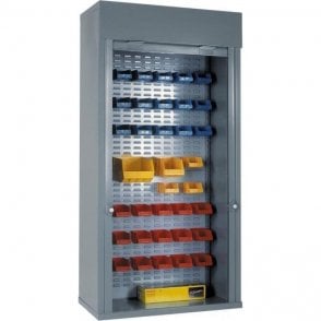 Heavy Duty Roller Shutter Cabinets - Full Louvre H2000 x W1200 x D500mm