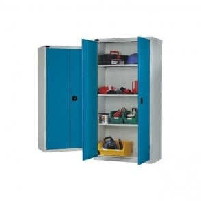 Industrial Cupboard H1780 x W915 x D460mm supplied with 3 Adjustable Shelves 85kg UDL