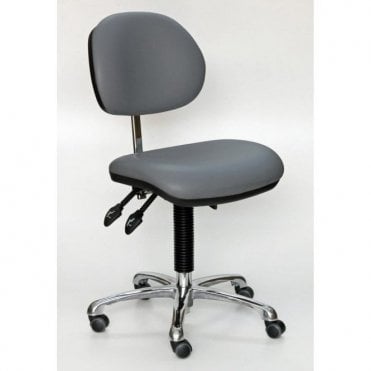 Industrial Upholstered, Fully Ergonomic Low Chair