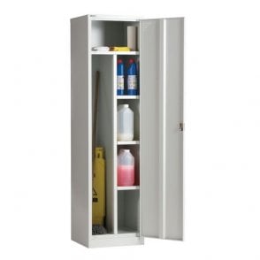 Janitor SIngle Door Locker - 1778W x 457W x 457D - Grey