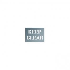 Keep Clear Stencil 300x400mm
