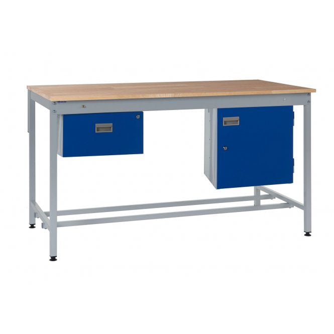 KIT A: Square Tube Workbench - Beech Top