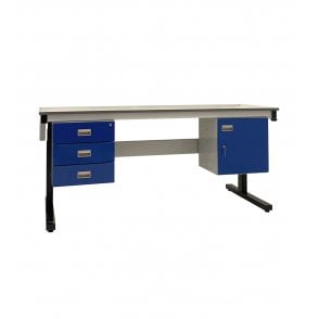 KIT B: Electric Height Adjustable Workbench - Laminate Top