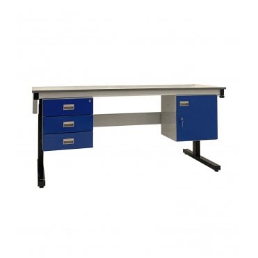 KIT B: Electric Height Adjustable Workbench - Laminate Top