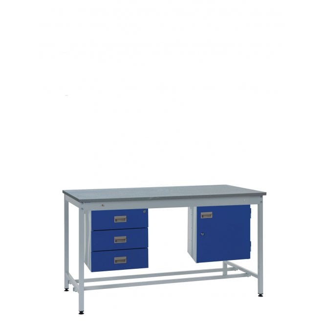 KIT B: Square Tube ESD Workbench - Lamstat Top