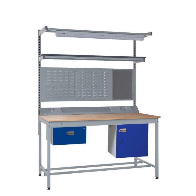 KIT E: Square Tube Workbench - Beech Top