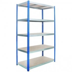 Kwikrack Shelving H2500 x W1000 x D600mm 5 Shelf Level 300kg UDL