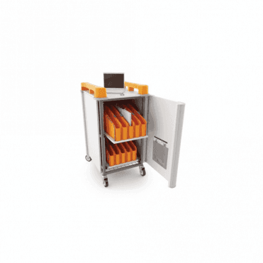 LapCabby Mini 20V - 20 port mixed device trolley - vertical storage