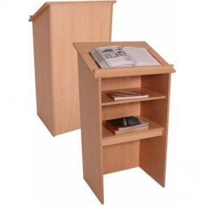 Lectern H1020mm - Beech finish