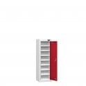 Tablet Locker - Low 1 Door - 8 Compartment - Non-Charging - Sloped Top - H1150 x W300 x D300mm