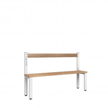 Low Bench with Back Rest - Single Sided