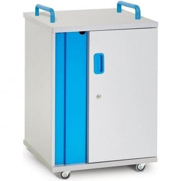 Lyte Single Door 10 Castor Base - mobile storage for 10 devices
