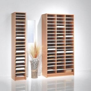 Mail Sorting Shelf Unit Width830 x Depth400 x Height1880mm - 42 compartments
