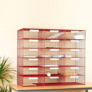 Mail Sorting System Width1445 x Depth420 x Height955mm - 24 compartments