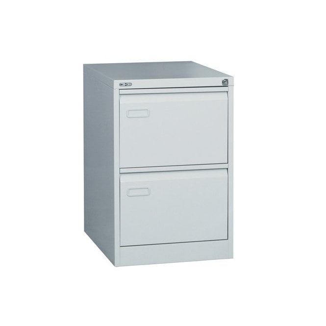 Mainline 2 drawer filing cabinet - Grey