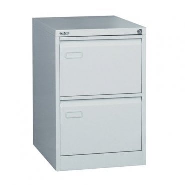 Mainline 2 drawer filing cabinet - Grey