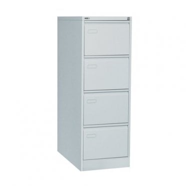 Mainline 4 drawer filing cabinet - Grey