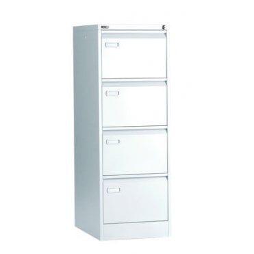 Mainline 4 drawer filing cabinet - White