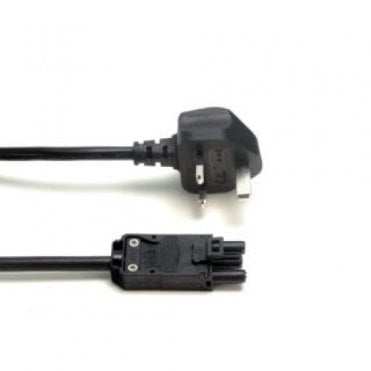 Mains lead 5 metres - Black