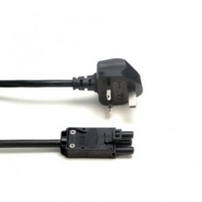 Mains lead 5 metres - Black