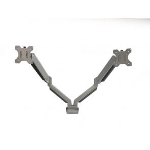 MALL Double monitor arm - manually adjustable - Silver