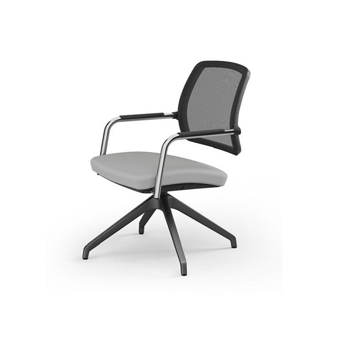 Mesh back chair - Chrome swivel frame - Seat Depth 470mm - Seat Width 500mm