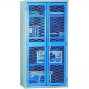 Mesh Door Cabinet - 3 shelves H1830 x W915 x D459mm