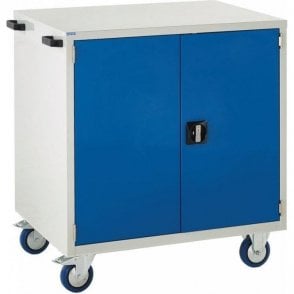 Mobile Cupboard with 1 Shelf - H980 x W900 x D650mm - 1x750mm