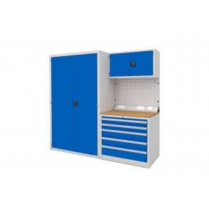 Modular Workshop Kit 3 - H.2000 W.2100 D.650 - Beech Top