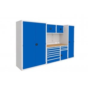 Modular Workshop Kit 5 - H.2000 W.3300 D.650 - Beech Top