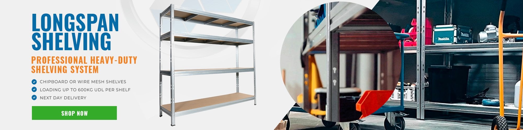 Longspan Shelving Ireland