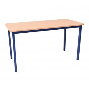 National School Table Size D W1200xD600xH650mm - Blue