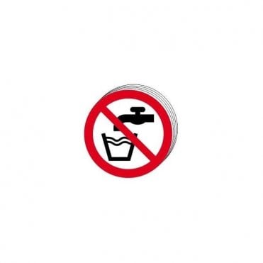 Not Drinking Water Symbol Sign