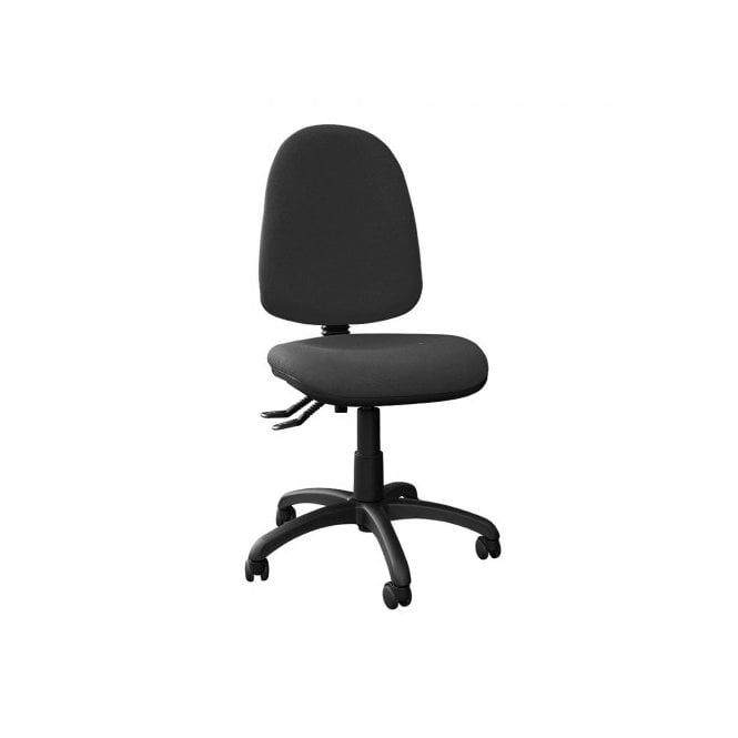 OC9 - High Back operator Chair without arms - Charcoal Fabric