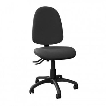 OC9 - High Back operator Chair without arms - Charcoal Fabric