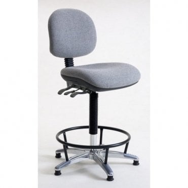 Office High Chair, Heavy Duty 25 stone / 160kg user