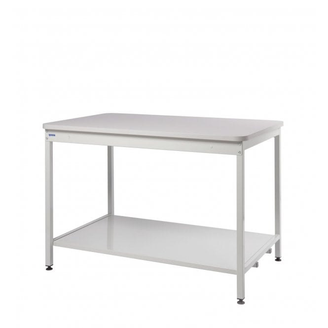 KIT C: Mailroom Workbench - Open Bench with Lower Shelf - MFC Worktop - H.840 W.1230 D.900
