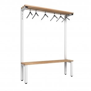 Overhead Hanging Bench - Single Sided - Length 1200 - Depth 350 - Seat Height 350/400/450 - Overall Height: 1200/1400/1800