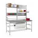 Pack Tek Individual Workbench Kit 1 - H.840-1100 W.1500 D.750 - Laminate Worktop