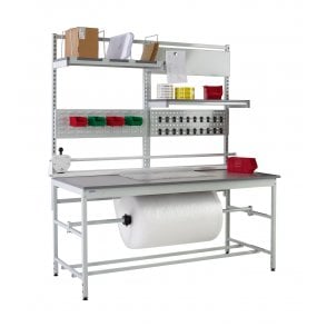 Pack Tek Individual Workbench Kit 1 - H.840-1100 W.1800 D.750 - Laminate Worktop