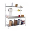Pack Tek Individual Workbench Kit 3 - H.840-1100 W.1200 D.750 - Laminate Worktop
