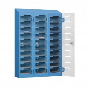 PhoneSafe Plus Locker – 30 Compartment – Non-Charging – Sloped Top – H1080 x W750 x D190mm