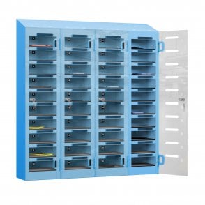 PhoneSafe Plus Locker – 40 Compartment – Non-Charging – Sloped Top – H1080 x W1000 x D190mm