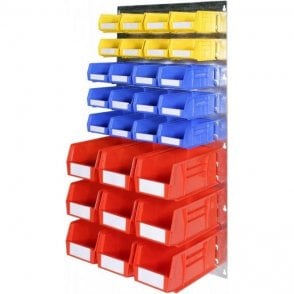 Picking Bin Wall Kit B H1000 x W500mm with 9 Bin30, 12 Bin20 and 8 Bin10