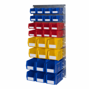 Picking Bin Wall Kit F H1000 x W500mm with 8 Bin10, 8 Bin20, 6 Bin25 and 6 Bin30
