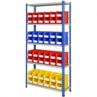 Picking Bins on J Rivet Racking KIT 01