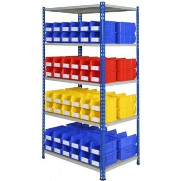 Picking Bins on J Rivet Racking KIT 04