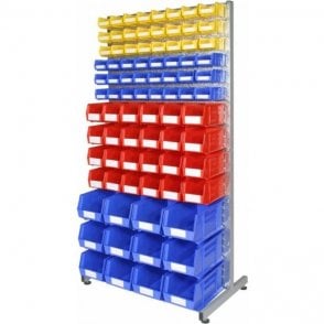 Picking Bins on Louvre Rack KIT C Double Sided EXTENSION H1880 x W930mm with 48 Bin10, 48 Bin20, 48 Bin30 & 24 Bin40